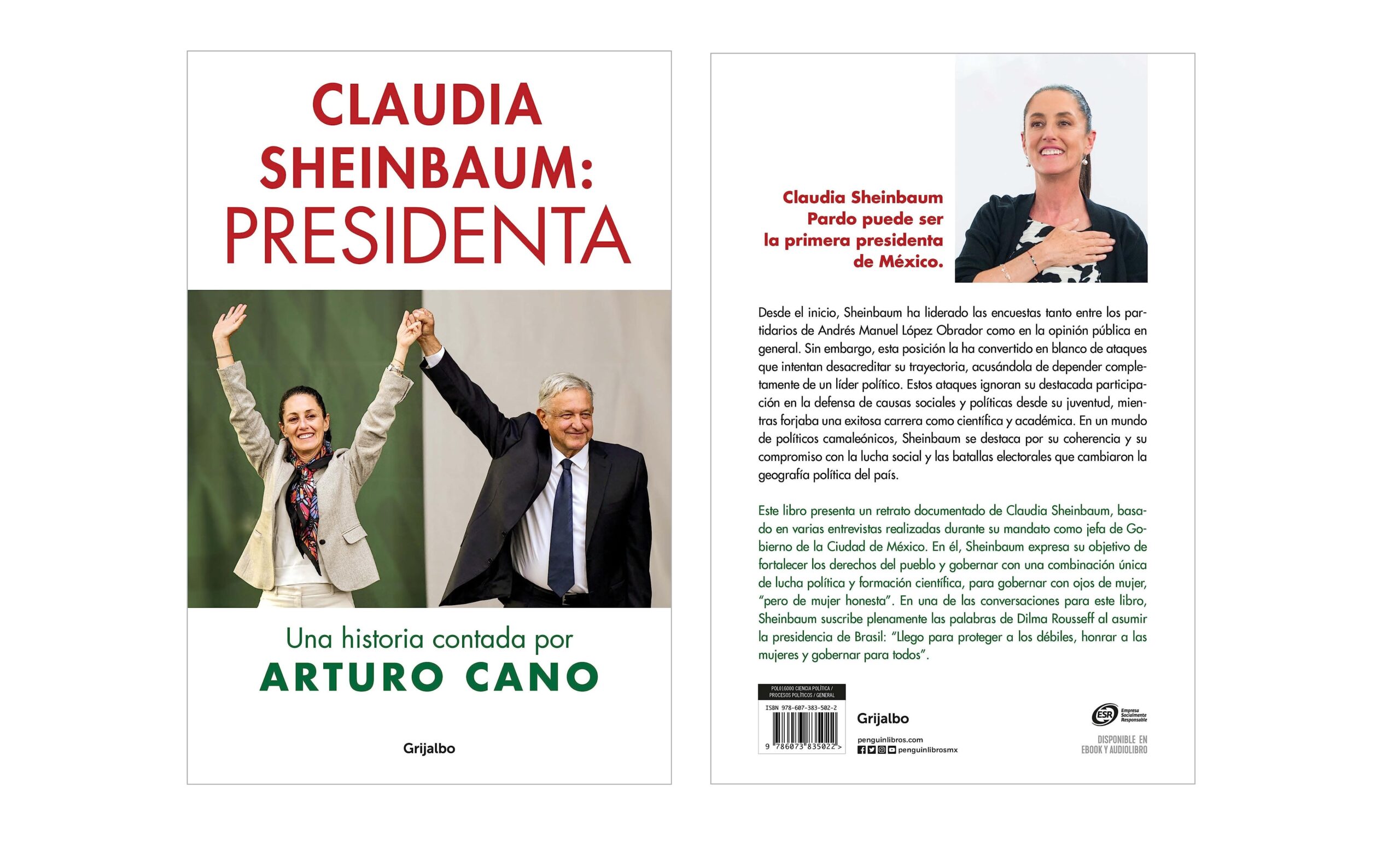 Aunque no es autoría de la ex jefa de Gobierno, este lunes se presentará el libro “Claudia Sheinbaum: Presidenta”, autoría del reconocido cronista y periodista Arturo Cano, a las 18:00 horas, en el Centro Cultural Casa Lamm.