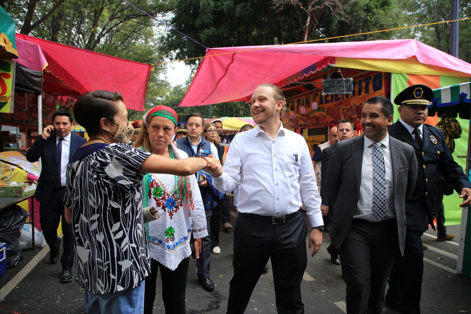 Alcalde de la Benito Juárez y aspirante del Frente por la Ciudad de México a la candidatura para la Jefatura de Gobierno de la capital, Santiago Taboada aseguró que le ganará al candidato que “le pongan de Morena” la elección por la Jefatura de Gobierno de la Ciudad de México en 2024. FOTO: ESPECIAL