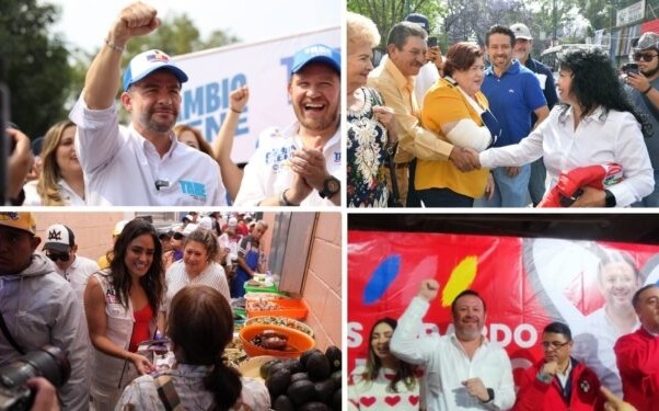 A un mes para las elecciones, las tendencias electorales para las 16 Alcaldías indican que la coalición Va X la Ciudad de México ganaría siete, Morena seis y hay empate técnico en tres, Cuauhtémoc, Iztacalco y Xochimilco, en donde la tendencia es que los aspirantes de PAN, PRI y PRD van creciendo y los morenistas a la baja. IMAGEN: Especial