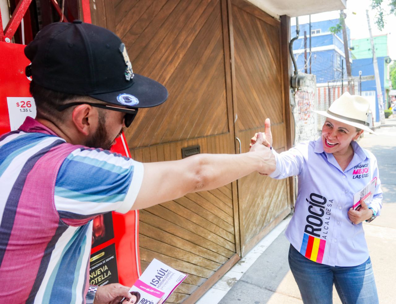 La candidata a la Alcaldía Venustiano Carranza, Rocío Barrera dijo que, pese a enfrentar una “elección de Estado”, la coalición Va por la CDMX ganará la demarcación y la capital del país el 2 de junio. FOTO: Especial