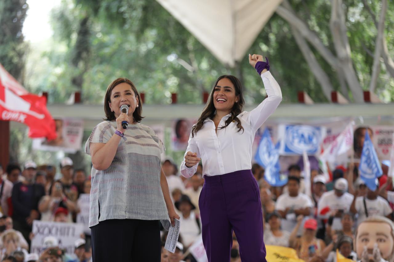 Xóchitl dijo que regresaran “las estancias infantiles y las escuelas de tiempo completo. Las mujeres que se hagan cargo de una persona discapacitada o que sean las encargadas de cuidarlas van a estar acompañadas”, dijo la panista. FOTO: Especial