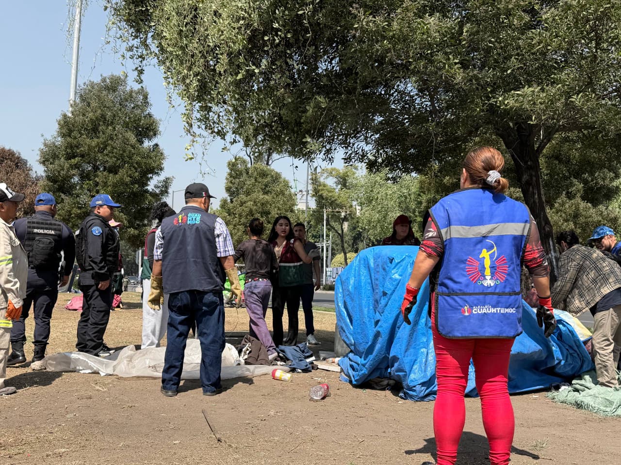 Refuerza la Cuauhtémoc brigadas de atención a personas en situación de calle